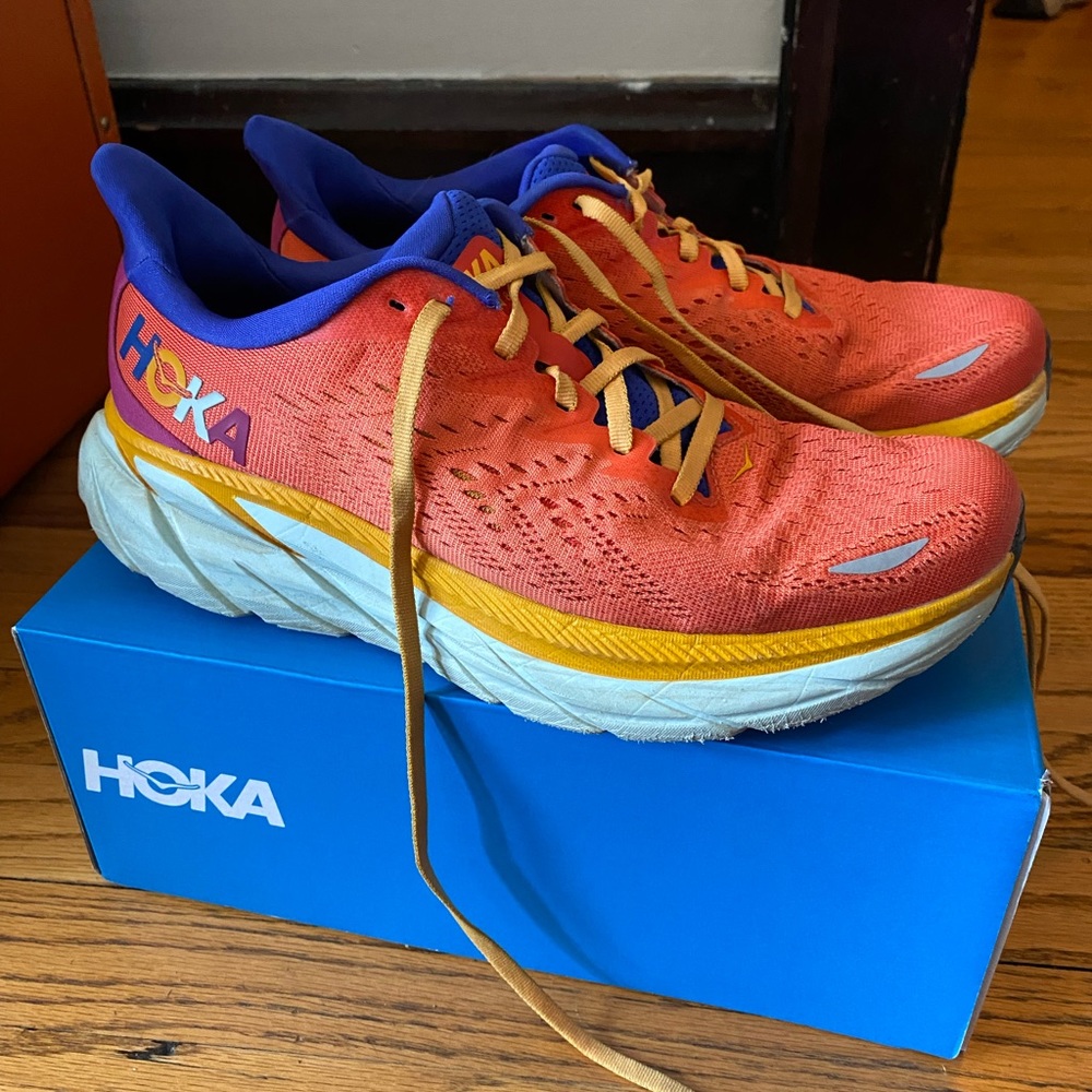 HOKA ONE ONE Clifton 8 Fiesta Bluing